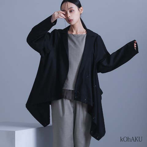 kOhAKUシフォンプリーツ切替セットアップ[品番：MITW0014915