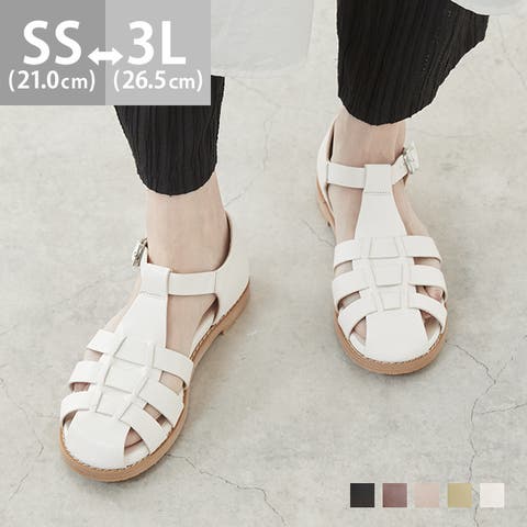 welleg（ウェレッグ） | グルカフラットサンダル レディース サンダル フラット グルカ 編み込みサンダル ストラップサンダル ストラップ メッシュ シンプル 小さいサイズ 大きいサイズ 韓国 韓国ファッション