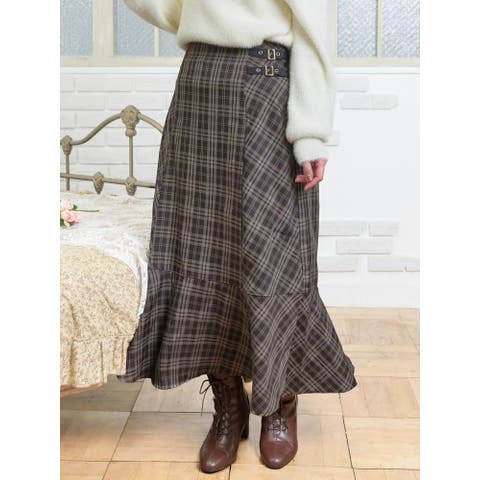チェック ロングスカート （レディース） - ファッション通販SHOPLIST