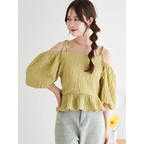 LUDIC PARK（ルディックパーク） | ジャガードオフショルトップス