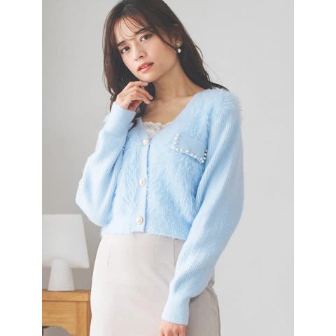 LUDIC PARK（ルディックパーク） | シャギーパールカーディガン