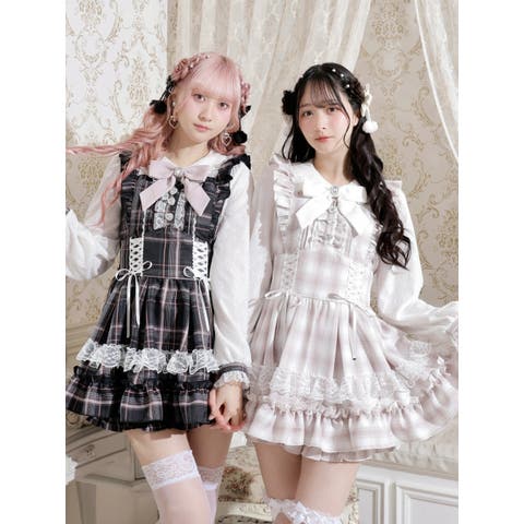 NOEMIE（ノエミー） | ハートビジューレースアップセットアップ