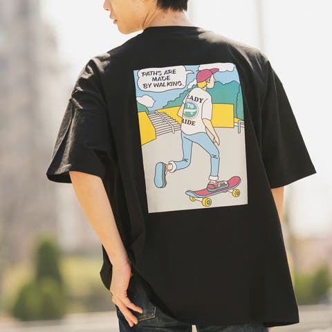 MODISH GAZE（モディッシュガゼ） | Tシャツ半袖  Tシャツメンズ Tシャツオーバーサイズ Tシャツストリート系半袖 BIG Tシャツ(SKATER)