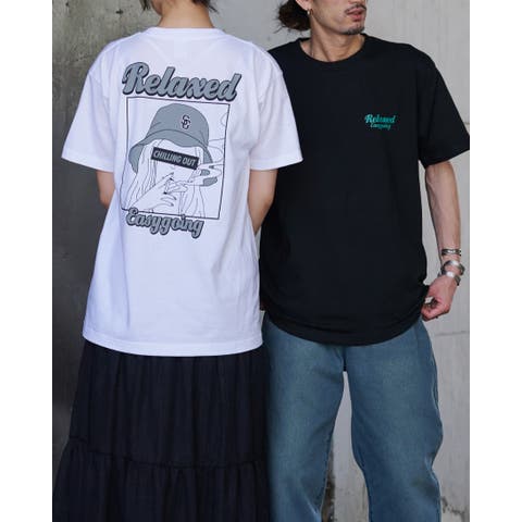 MODISH GAZE（モディッシュガゼ） | スモーキングガールT Relaxed  メンズ 半袖 Tシャツ 
