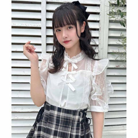 レースティアードロングスカート[品番：RJTW0002451]｜ROJITA
