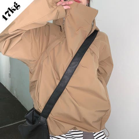17kg(イチナナキログラム) | 【赤字覚悟!処分セール】おしゃれな軽い素材の斜めジップウインドブレーカー