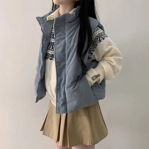 17kg(イチナナキログラム) | ゆるカワコーデ☆中綿ベスト厚手ベスト