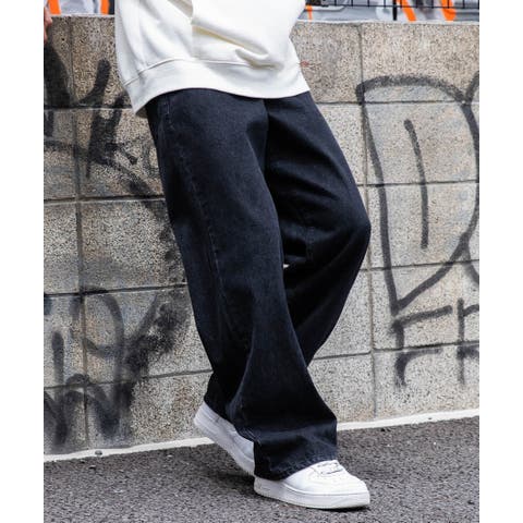 WEGO【MEN】（ウィゴー） | デニムワイドパンツ 韓国 韓国ファッション ストリート系