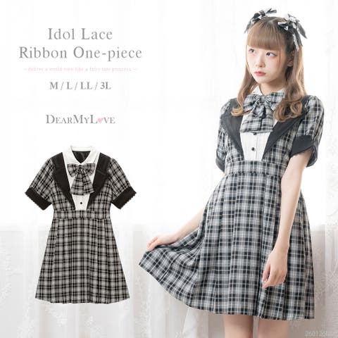 夢展望（ユメテンボウ） | アイドルレースリボンワンピース 量産型 地雷系 夢展望 DearMyLove（ディアマイラブ）