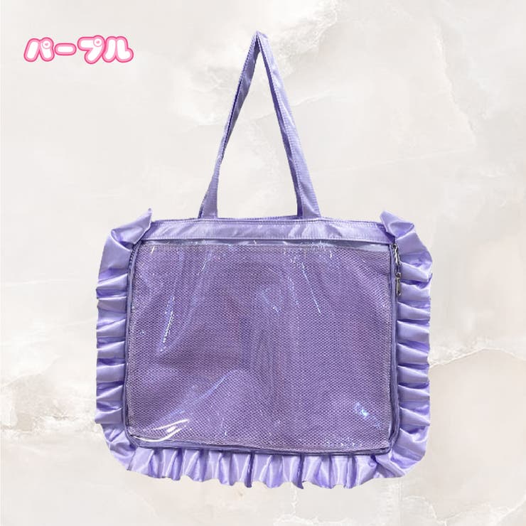 ciansumi サテンバッグ AMBIDEX Store ○〇ひらひらパンジーかぎ針刺繍 バッグ(F クロ