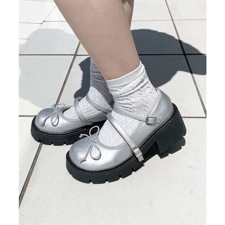 リボンデザイン厚底ヒールパンプス | SHEPP | 詳細画像20 