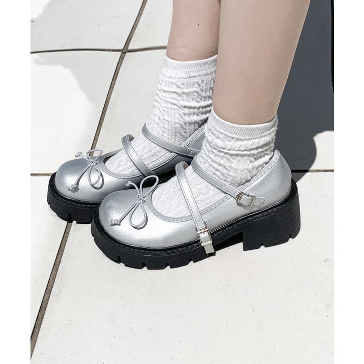 リボンデザイン厚底ヒールパンプス | SHEPP | 詳細画像21 