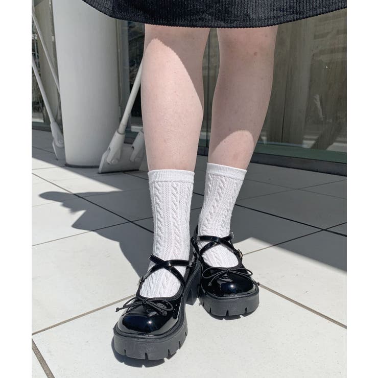 リボンデザイン厚底ヒールパンプス | SHEPP | 詳細画像27 