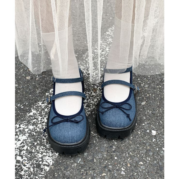 リボンデザイン厚底ヒールパンプス | SHEPP | 詳細画像32 