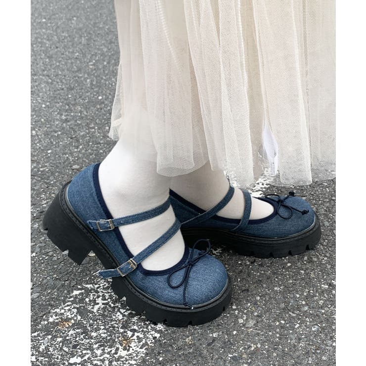 リボンデザイン厚底ヒールパンプス | SHEPP | 詳細画像34 