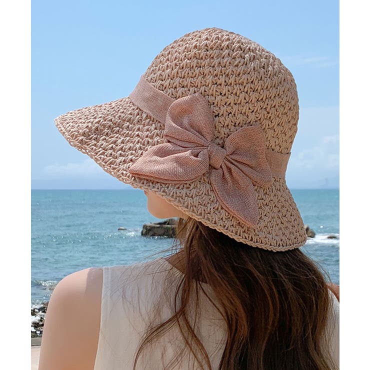 リボンテープ麦わらバケットハット | SHEPP | 詳細画像5