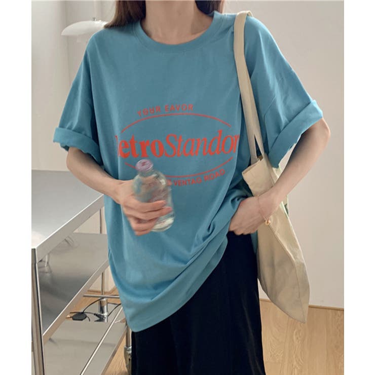 カラープリントビッグTシャツ | SHEPP | 詳細画像7 