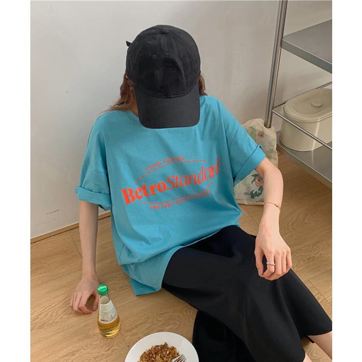 カラープリントビッグTシャツ | SHEPP | 詳細画像10 
