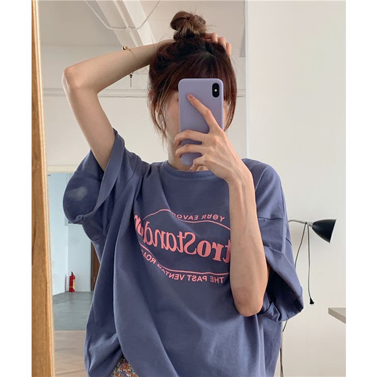 カラープリントビッグTシャツ | SHEPP | 詳細画像13 