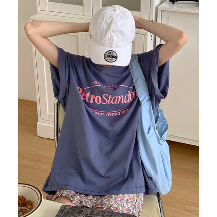 カラープリントビッグTシャツ | SHEPP | 詳細画像17 