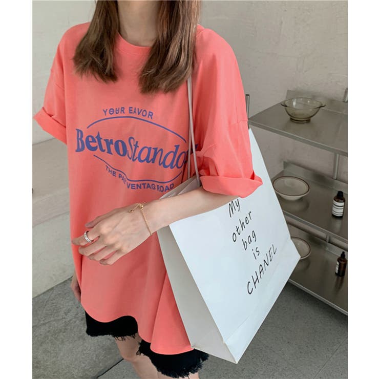 カラープリントビッグTシャツ | SHEPP | 詳細画像18 