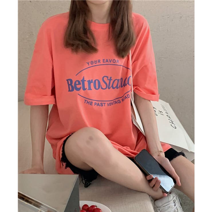 カラープリントビッグTシャツ | SHEPP | 詳細画像19 