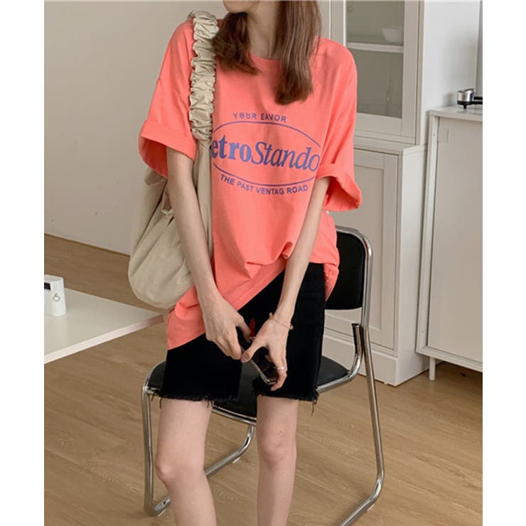 カラープリントビッグTシャツ | SHEPP | 詳細画像24 