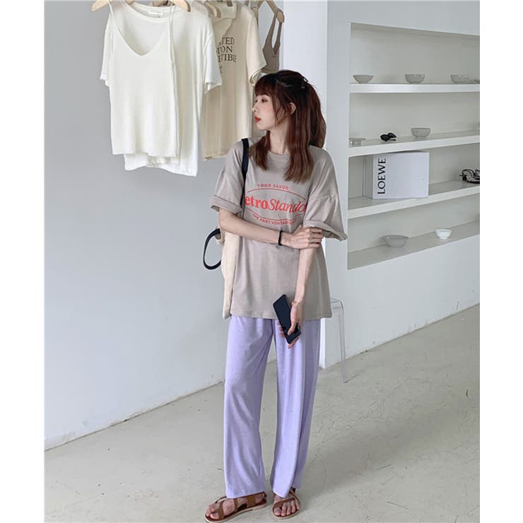 カラープリントビッグTシャツ | SHEPP | 詳細画像4 