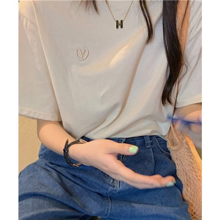 ハートロゴ刺繍Tシャツ | SHEPP | 詳細画像12 