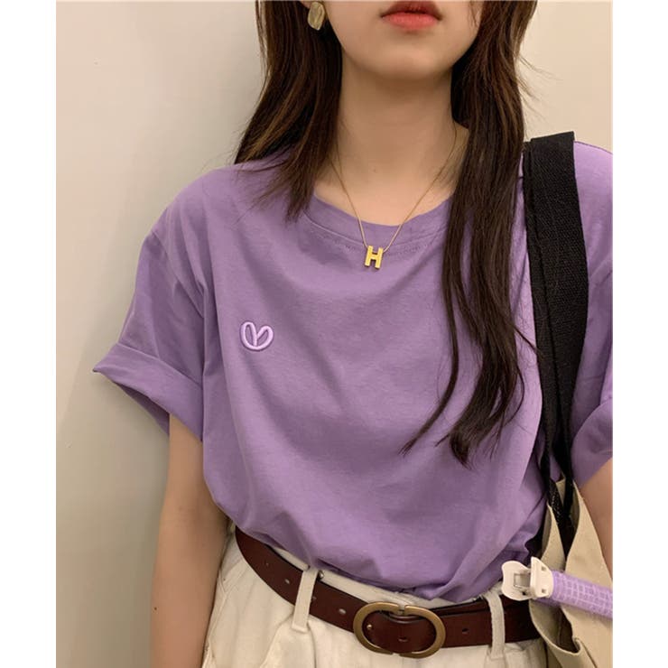 ハートロゴ刺繍Tシャツ | SHEPP | 詳細画像21 