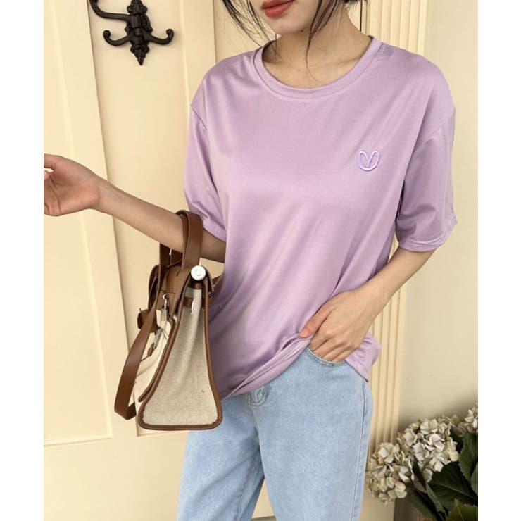 ハートロゴ刺繍Tシャツ | SHEPP | 詳細画像29 