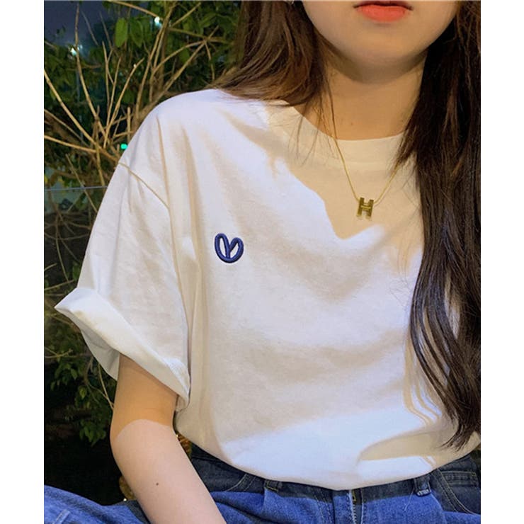 ハートロゴ刺繍Tシャツ | SHEPP | 詳細画像6 