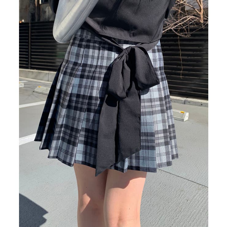 プリーツチェックミニスカート | SHEPP | 詳細画像10 