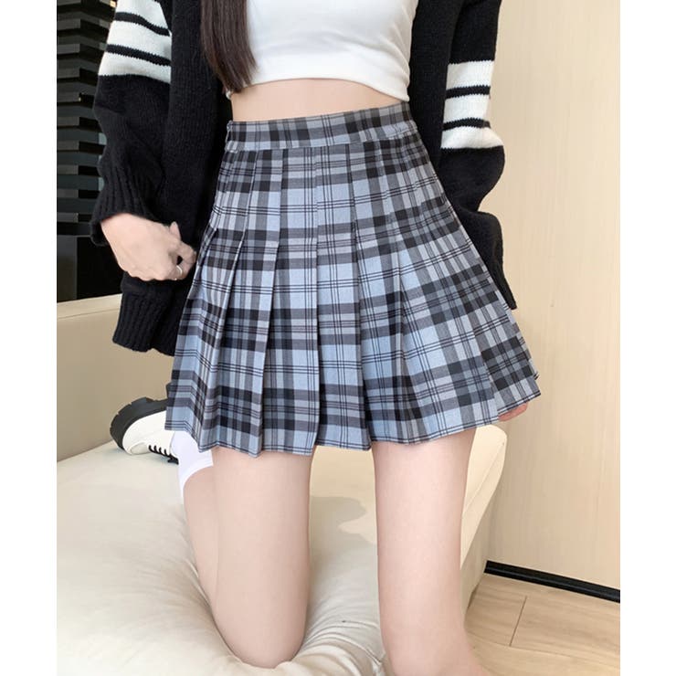 プリーツチェックミニスカート | SHEPP | 詳細画像5 