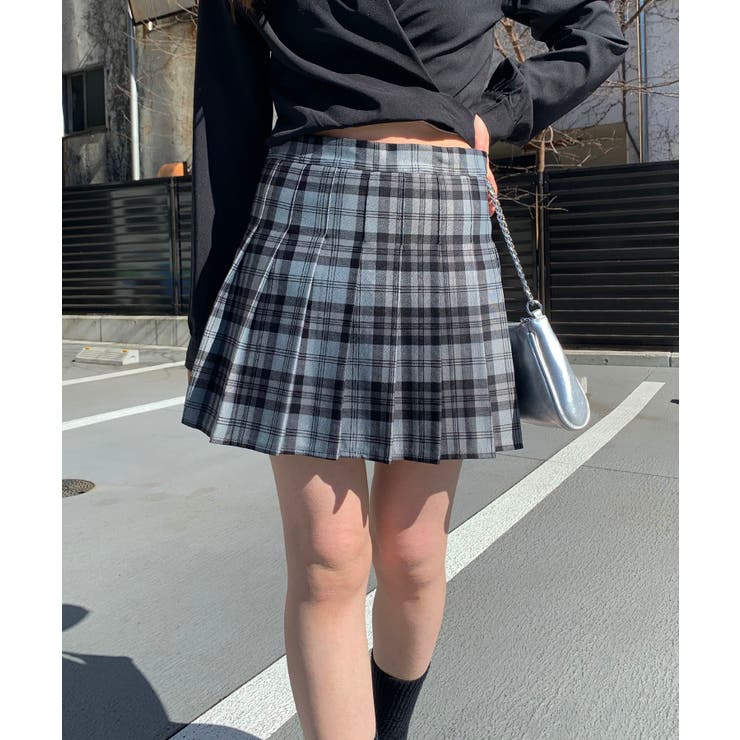 プリーツチェックミニスカート | SHEPP | 詳細画像17 