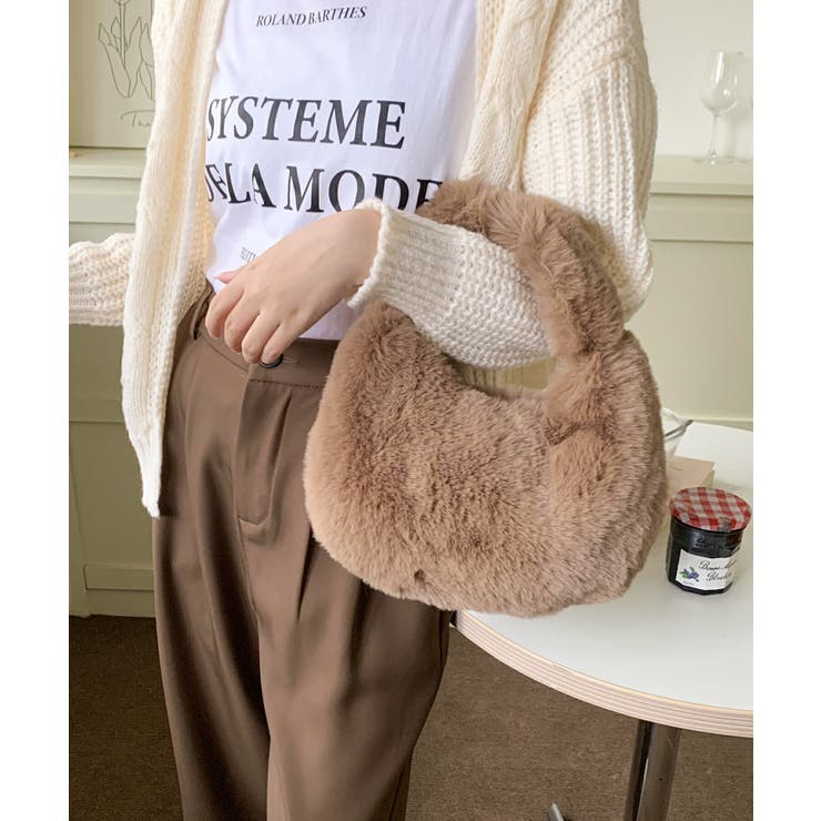 最終お値下げ◎クロップド丈 ミンク ファージャケット バックリボン F SNSで話題の！】リボンファージャケット | OLIVE des OLIVE(オリーブ