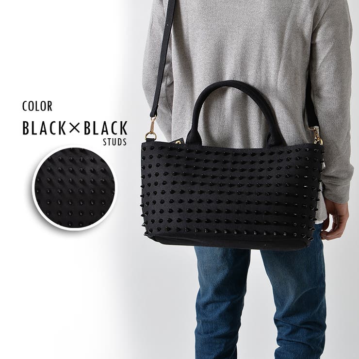 トートバッグ スタッズ メンズ[品番：OCGW0000290]｜ONE 4 PREMIUM
