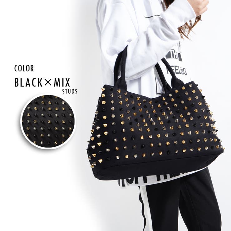 【SALE】 トートバッグ スタッズ 4 メンズ[品番：OCGW0000680]｜ONE バッグ