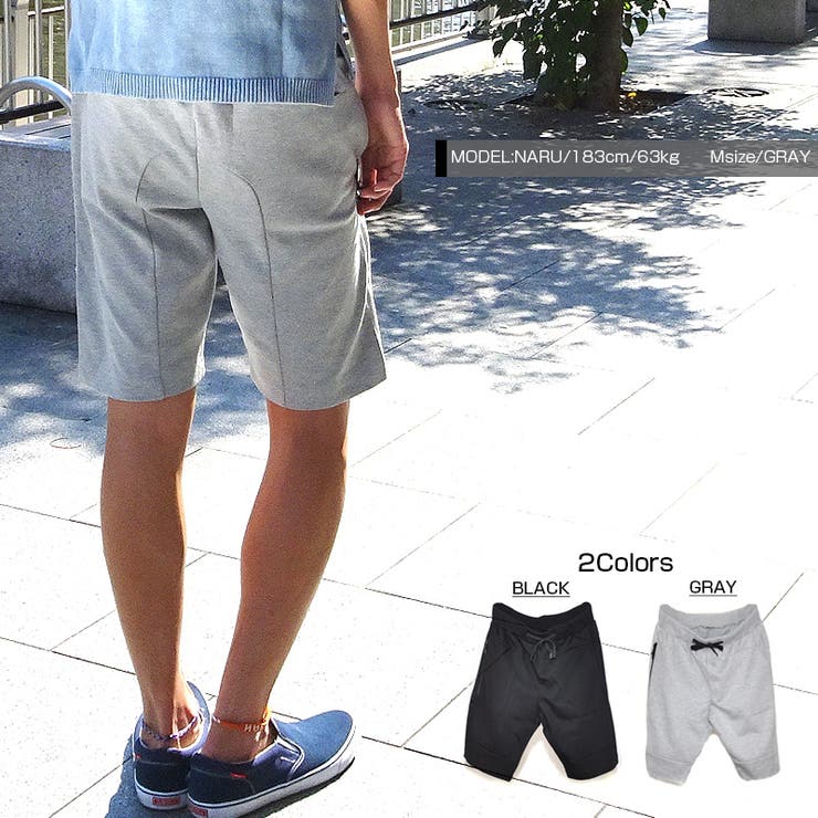 ショートパンツ メンズ ハーフパンツ[品番：LU000011545