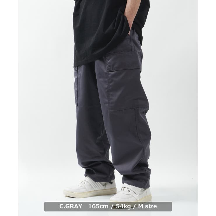 カーゴパンツ メンズ ワイドパンツ[品番：OCGW0003023]｜ONE 4