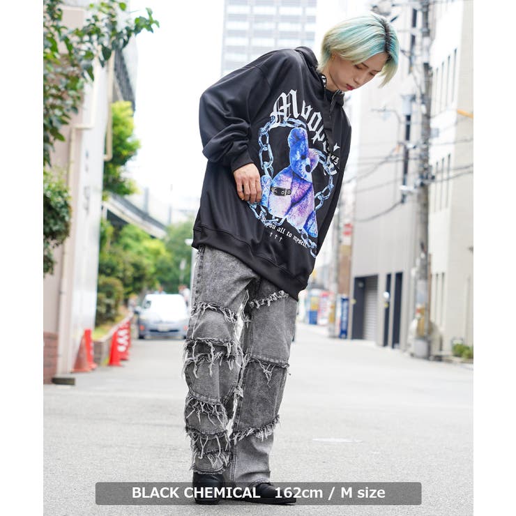 デニムパンツ ワイドパンツ デニム[品番：OCGW0003287]｜ONE 4
