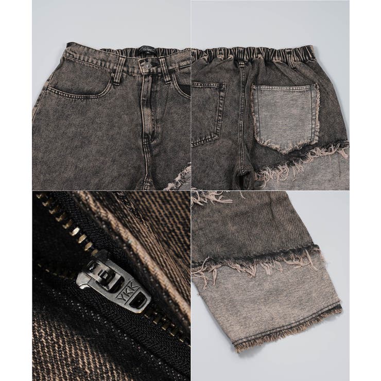 デニムパンツ ワイドパンツ デニム[品番：OCGW0003287]｜ONE 4