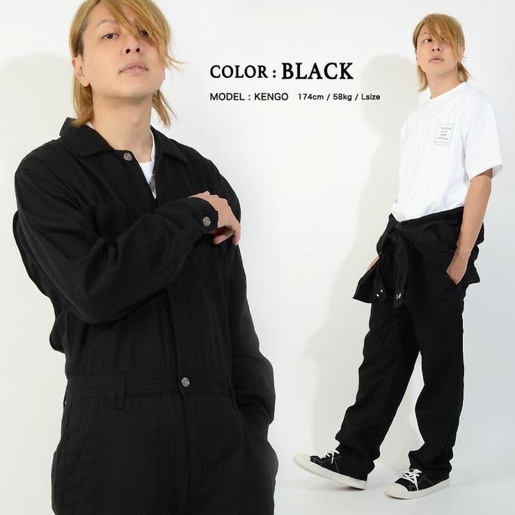 つなぎ デニム オールインワン[品番：OCGW0001799]｜ONE 4