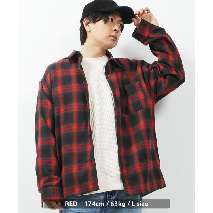 チェックシャツ メンズ シャツ[品番：OCGW0002958]｜ONE 4