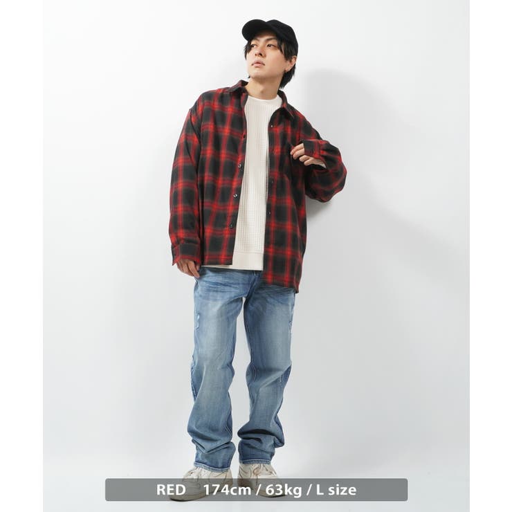 チェックシャツ メンズ シャツ[品番：OCGW0002958]｜ONE 4