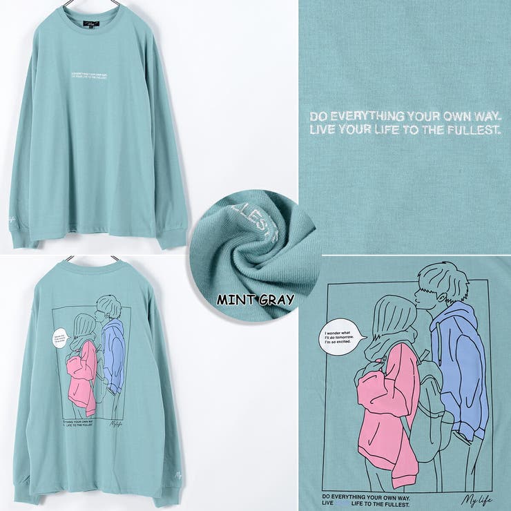 ◆My Life イラストビッグロンTee◆