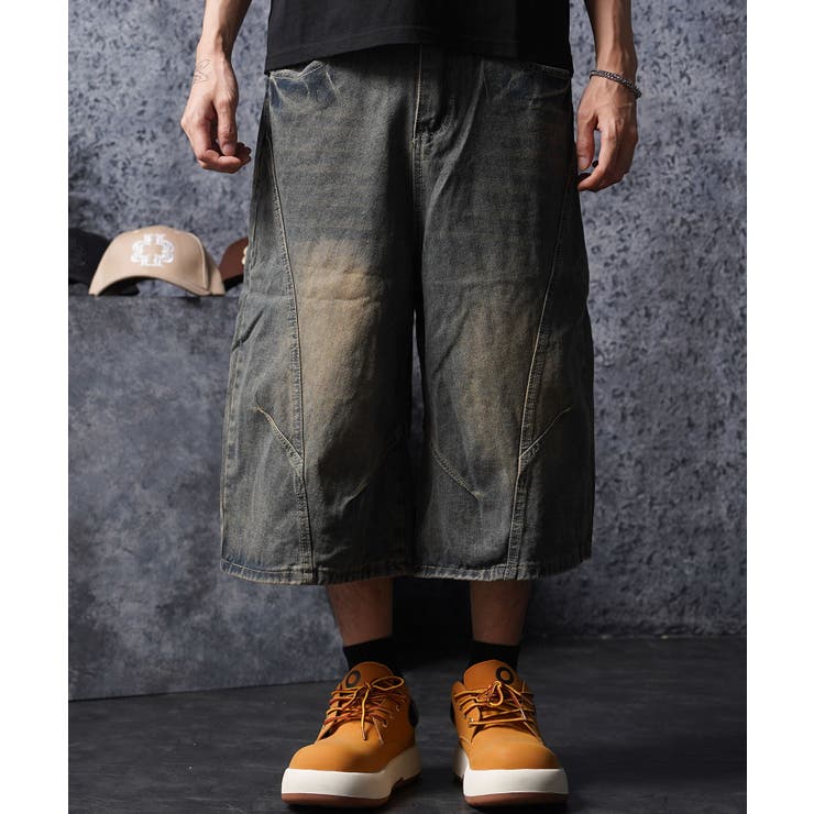 NAVY | ジョーツ デニムハーフパンツ メンズ | ONE 4 PREMIUM