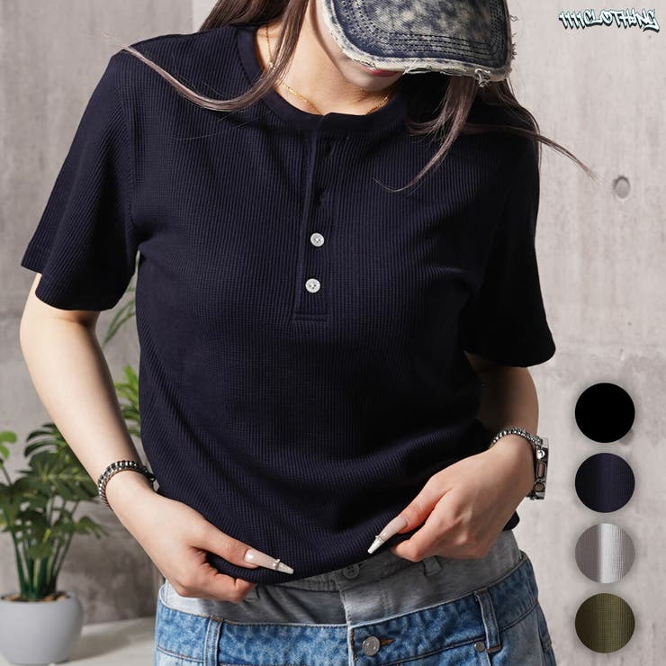 サーマル ヘンリーネック Tシャツ | ONE 4 PREMIUM | 詳細画像1 