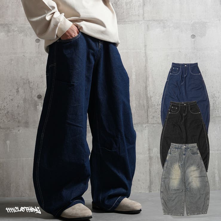 バレルレッグ ジーンズ メンズ | ONE 4 PREMIUM | 詳細画像18 