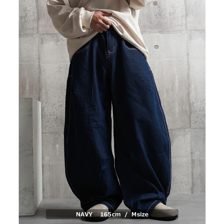 バレルレッグ ジーンズ メンズ | ONE 4 PREMIUM | 詳細画像5 